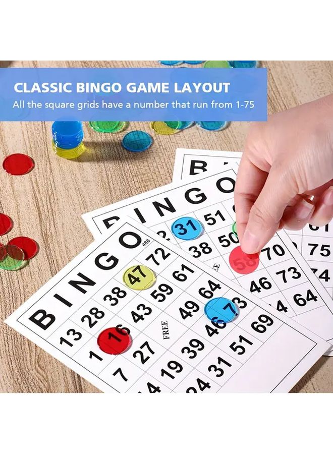 60Pcs Disposable Bingo Paper Game Cards For Game Nights Parties And Celebrations - Image 2