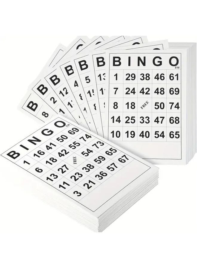60Pcs Disposable Bingo Paper Game Cards For Game Nights Parties And Celebrations - Image 4