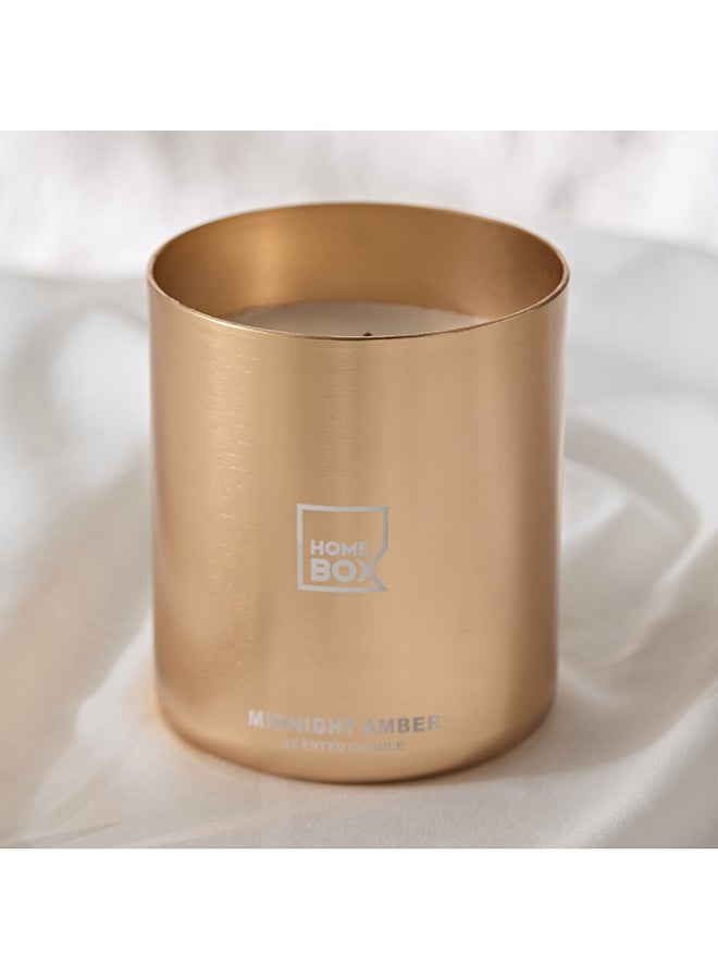 Home Box Eden Midnight Amber Aluminum Jar Candle - 280 gm - Image 1