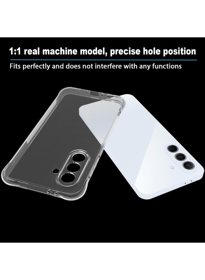 Case for Samsung Galaxy A56 5G Clear TPU Four Corners Military-Grade Protection Cover Transparent Soft - Image 5
