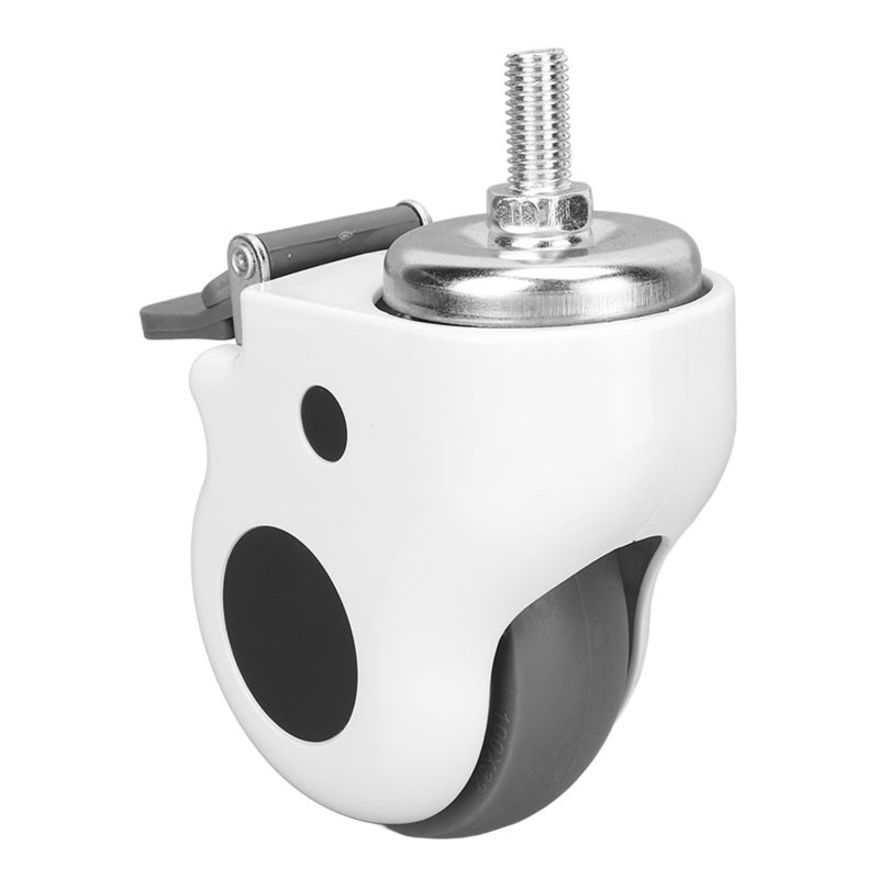 Hospital Bed Casters 4-Pack: 198.42Lbs Load TPR Nylon - High Stability Free Rotating Quiet Caster Wheels for Hospital Beds Medical Equipment - Image 2