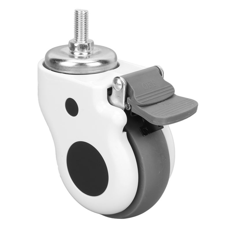 Hospital Bed Casters 4-Pack: 198.42Lbs Load TPR Nylon - High Stability Free Rotating Quiet Caster Wheels for Hospital Beds Medical Equipment - Image 4