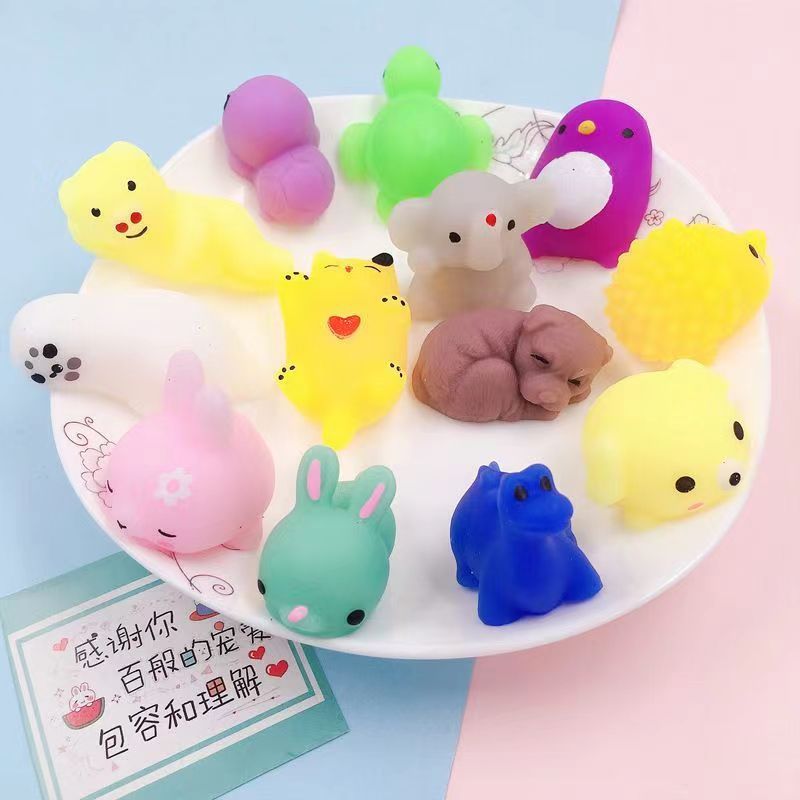 Super cute little animal dumplings pinch music decompression vent toy creative trick pinch ball to push small  gifts - Image 2