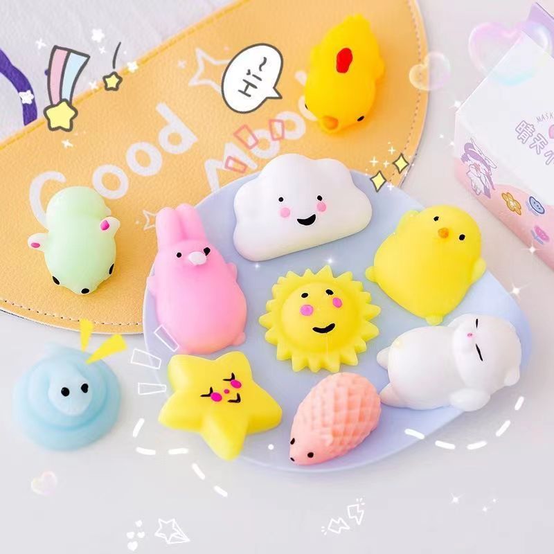 Super cute little animal dumplings pinch music decompression vent toy creative trick pinch ball to push small  gifts - Image 3