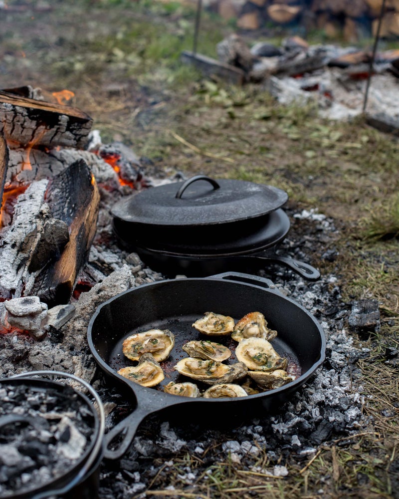 Lodge Seasoned Cast Iron Skillet - Frying Pan for the Stove, Grill or Campfire - Cooks Evenly - Features Easy-Grip Teardrop Handle - Non-Toxic, Nonstick & Long-Lasting - 15 Inches - Image 2