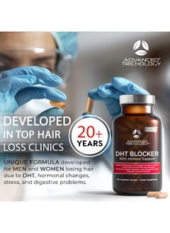 Advanced Trichology DHT Blocker - Hair Growth Supplement for Genetic Thinning for Men and Women | Approved* by American Hair Loss Association | Guaranteed, Backed by 20 Years of Experience in Hair Loss Treatment Clinics  - Image 3