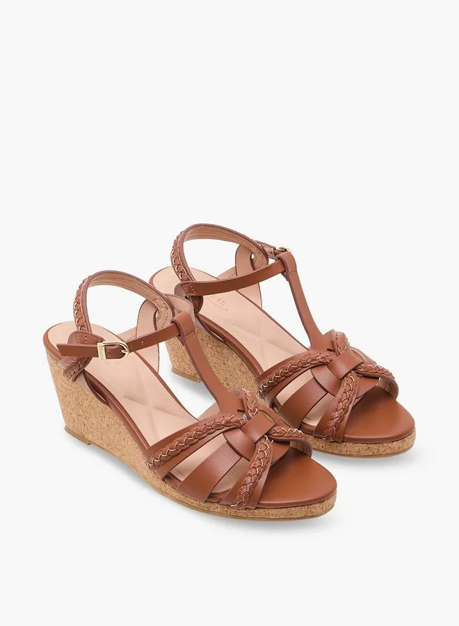 سيليست Women Wedge Heel Ankle Strap Sandals