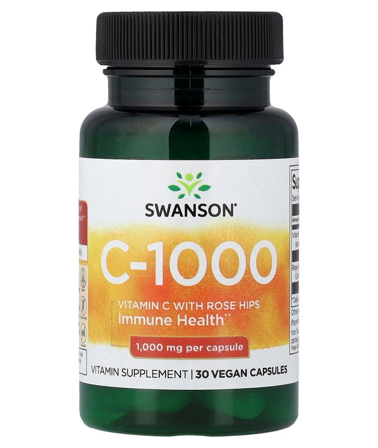 C-1000 with Rose Hips 30 Vegan Capsules