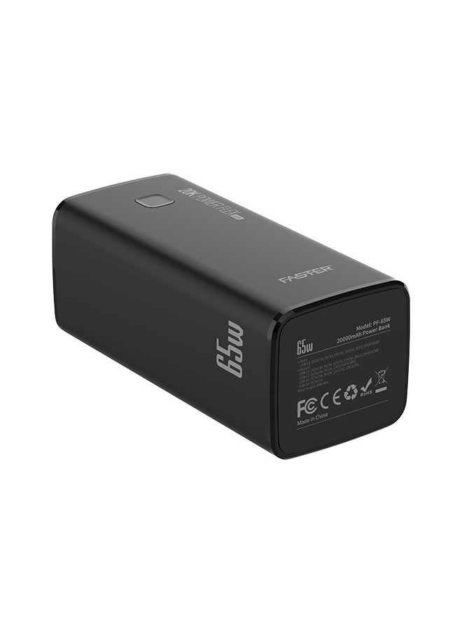 PD-65W Power Bank- Powerful 20000mAh Powerbank 65W PD Fast Charging- Dual USB and PD Type C High Capacity- 4 Ports Portable Charger for Laptops Tablets Smartphones and More - pzsku/Z059C12F9830C0A131D6FZ/45/_/1733292608/5a9b5da1-b507-442f-9c10-366ff942bf71