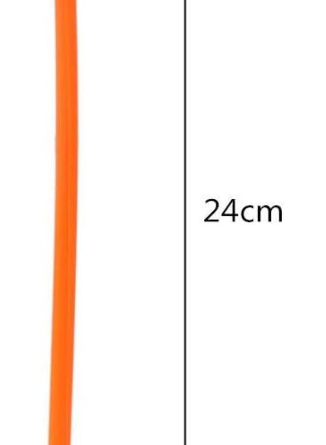 Generic Spoke Covers，72 pcs Stylish Orange Wheel Rim Spoke Cover Skins Wraps Kit Pipe Trim Decoration Protector Guard Wraps Coats for Universal Motocross and Motorcycle - Image 1