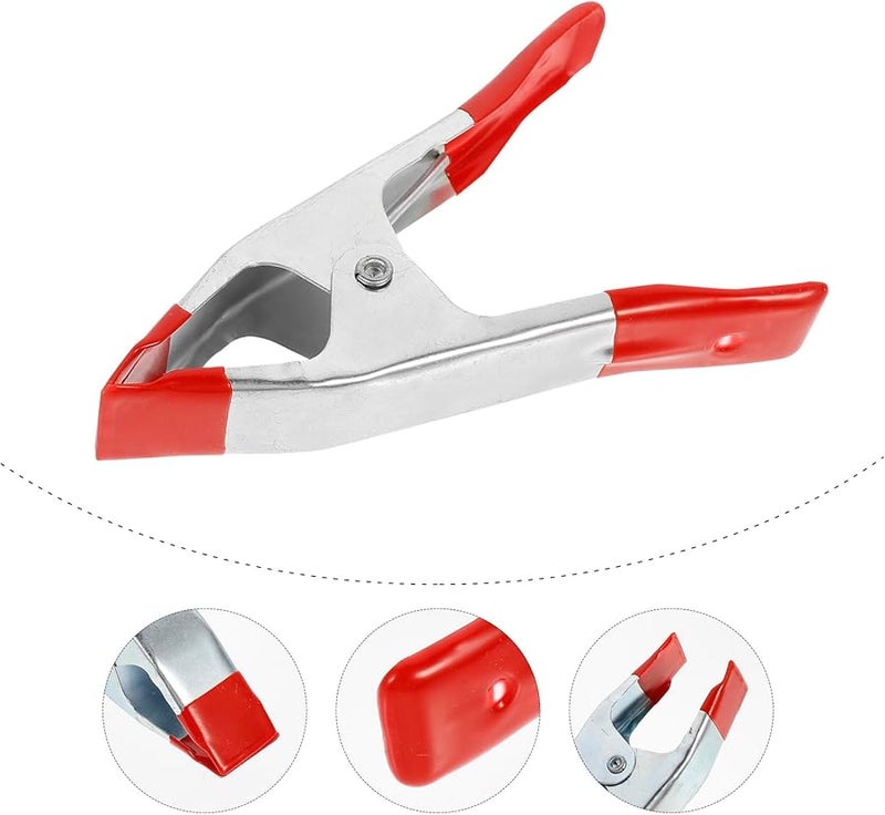 6 قطع من مشابك التمساح الفولاذية للأعمال الكهربائية والتخييم في الهواء الطلق والمظلات وأغطية القماش وحماية النباتات - Image 4