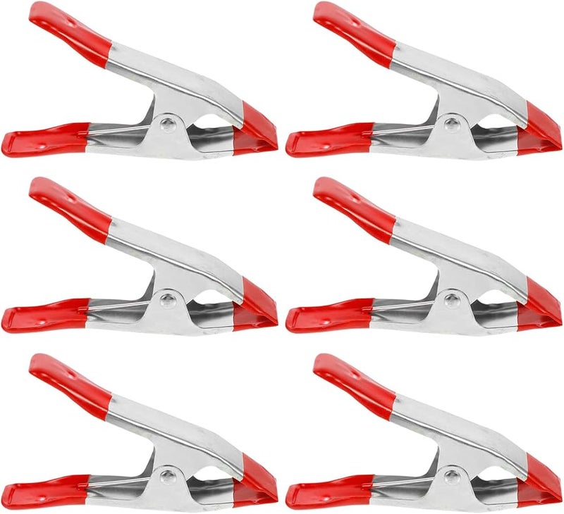 6 قطع من مشابك التمساح الفولاذية للأعمال الكهربائية والتخييم في الهواء الطلق والمظلات وأغطية القماش وحماية النباتات - Image 2