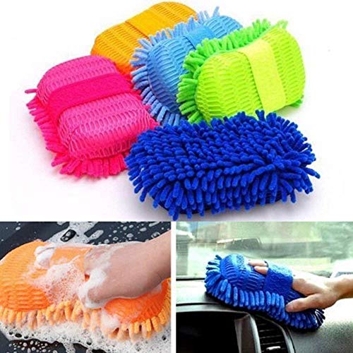 Naivete Car Styling Sponge Microfiber Washer Towel Duster for Cleaning & Detailing Automobile Window Washing Brushes - Image 5