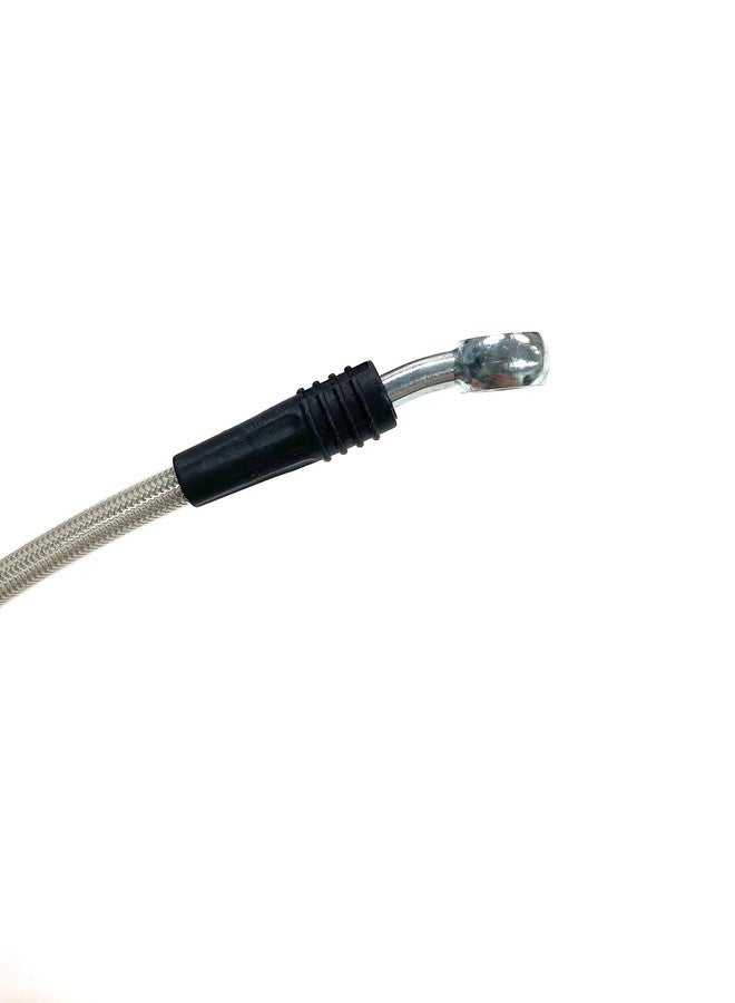 The Stop Shop Universal Braided Stainless Brake Hoses, 20 Inches Long with 10mm Banjo Holes and 3/8"-24 Female End (Includes Hardware) Made in USA - Image 3