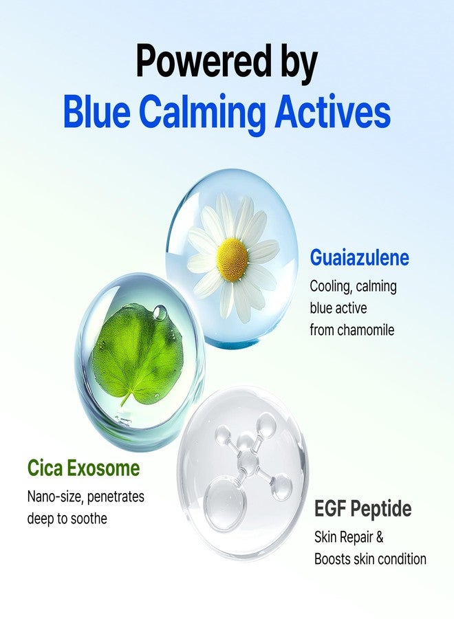 DearKlairs EGF Blue Calming Toner Pad | Instant Cooling & Redness Relief, Guaiazulene & Cica Exosome for Uneven Texture, White Bumps, Deep Hydration, Korean Skincare, 60 Pads, 5.07 Fl Oz - Image 3