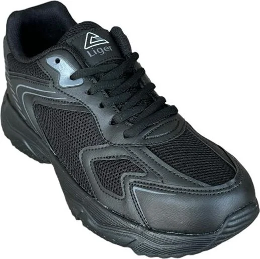 Liger Unisex Faylon Sole Lace-Up Sneakers Black Black