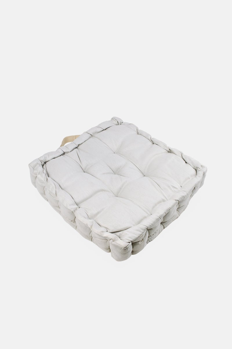 Muy Mucho Plain Dupion Box Cushion, Assorted - Image 2