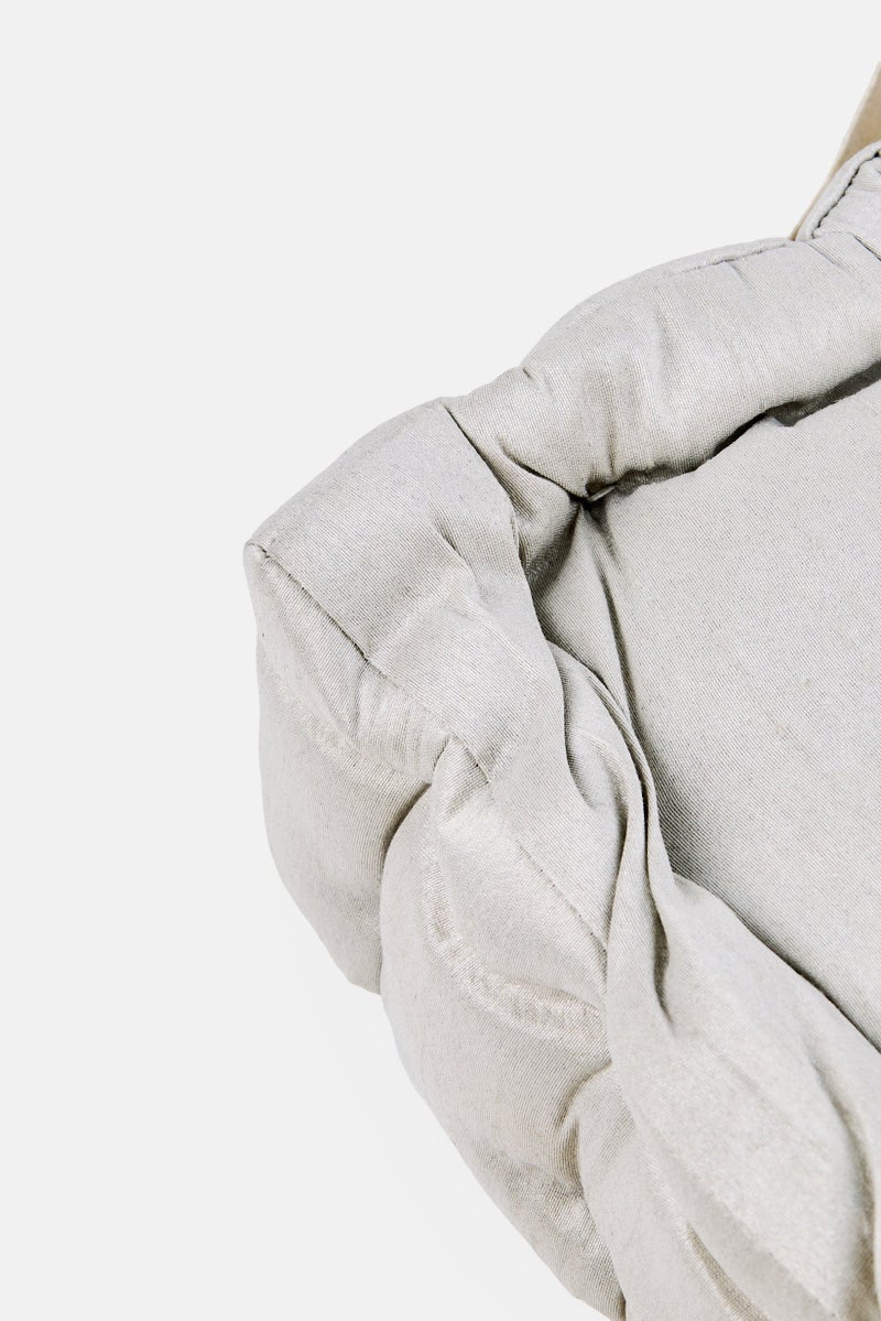 Muy Mucho Plain Dupion Box Cushion, Assorted - Image 3