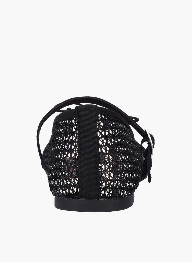 Celeste BLACK Women Buckle Closure Ballerina Shoes for Women | Best Price UAE