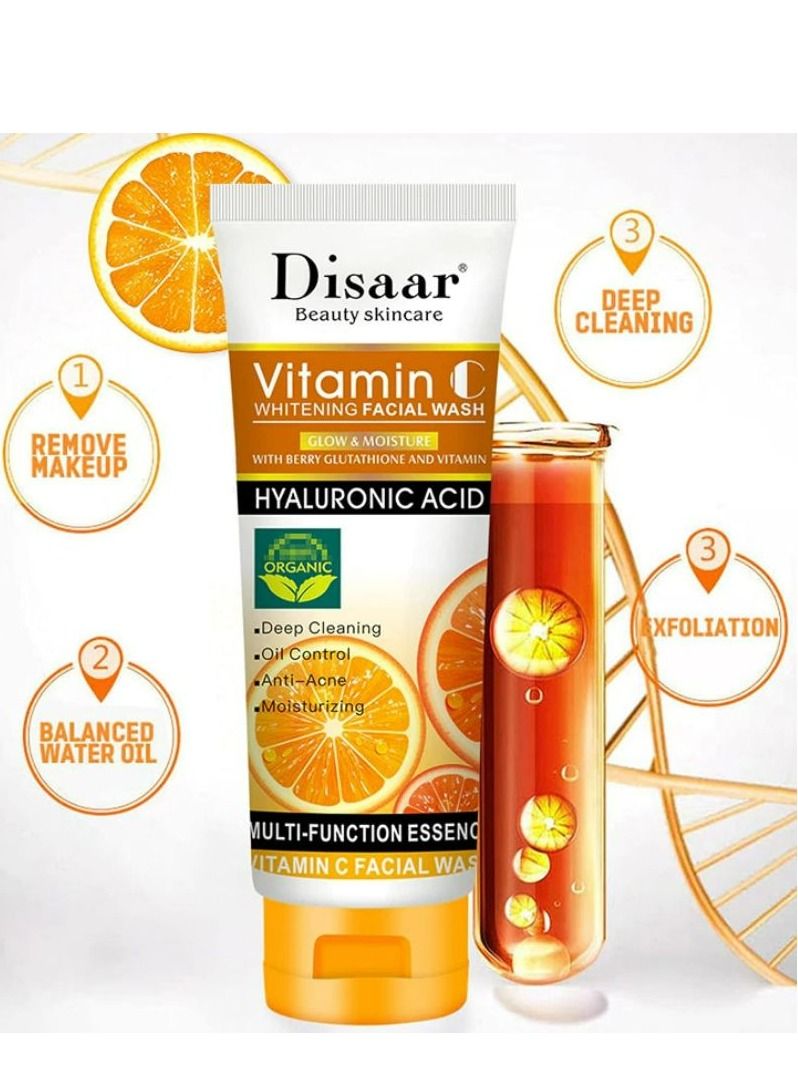 Disaar Whitening Vitamin C Face Wash 100 ML - Image 4
