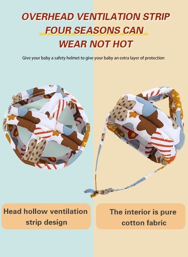 0TO1 TECH Breathable Baby Safety Helmet | Adjustable for 6-60 Months | Cotton Cushion for Crawling & Walking | Shock-Absorbent Head Protection for Saudi Infants - Image 2