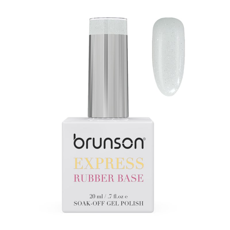 brunson TPO free Rubber Base Gel polish 20ml Soak Off Base Coat for Nail Strengthening Long Lasting Gel Polish Base for Chip Free Shine Brittle Nails UV Rubber base Russian manicure Non Yellowing salon manicure - Image 1
