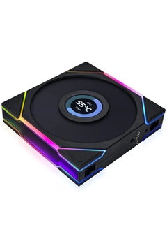 UNI FAN TL LCD 120 RGB 1x120mm Reverse Blade Case Fan - Black - pzsku/Z059CE352249E405D150FZ/45/_/1722427915/e9b1f4c6-5e53-4651-8e79-57633cc8a2fa