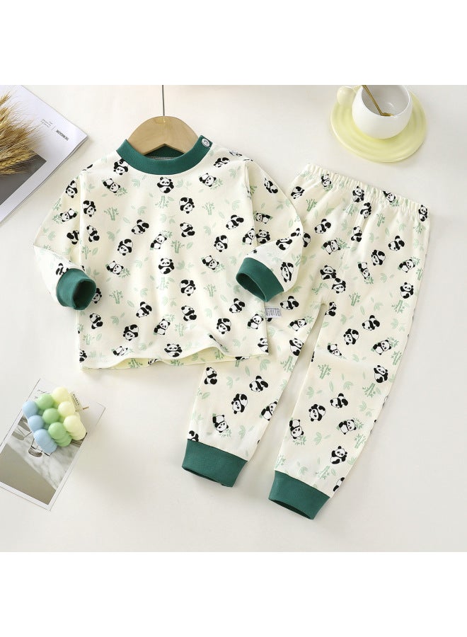 Children's Intimates Set Pure Cotton Autum New  Boys' Autum Clothes And Long Pants Girls' Home Clothes Girls' Kidsren's Clothes