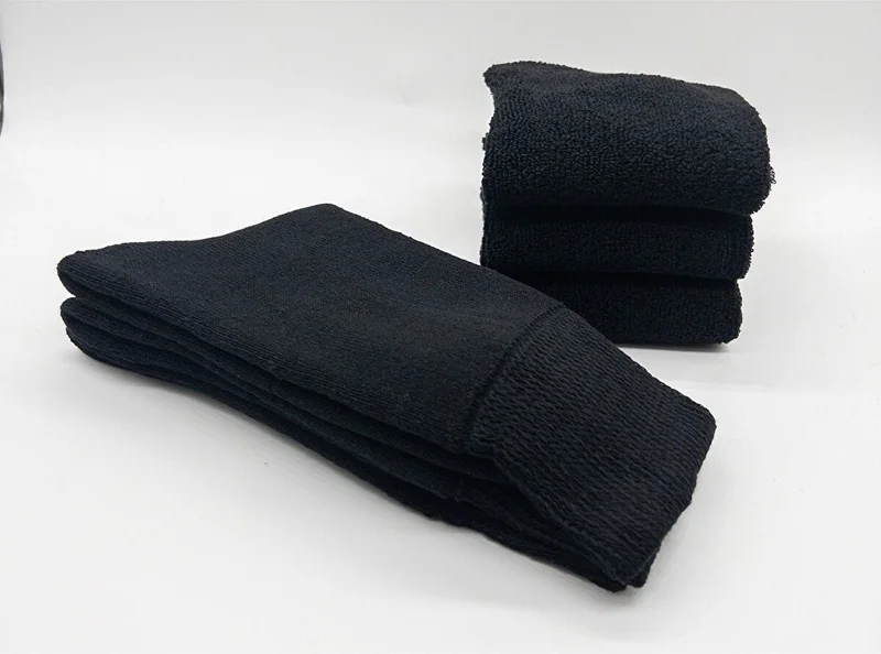 سيهو سوكس Premium Thermal 3 Pairs Women's Extra Thick Full Towel-Free Elastic Winter Socks