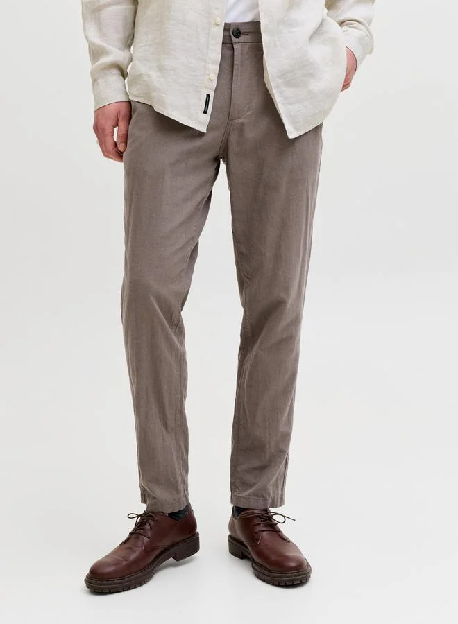 JACK & JONES Brown Tapered Fit Chino Pants