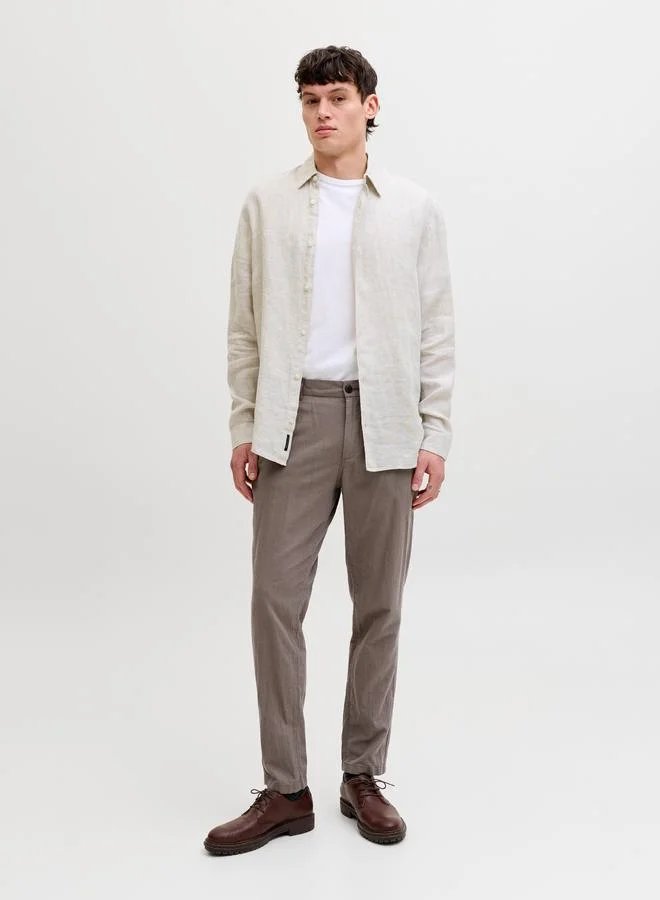 JACK & JONES Brown Tapered Fit Chino Pants