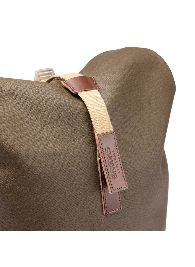 Brooks England Brooks Pickwick Cotton Backpack Moss  - Image 5