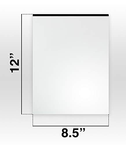 Plustek A4 / Letter Size Document Carrier Sheets (Pack of 5) - Protects Fragile Paper and A3 Size Document by Folding Support Epson, Brother, Fujitsu and Canon Document Scanner - Image 2