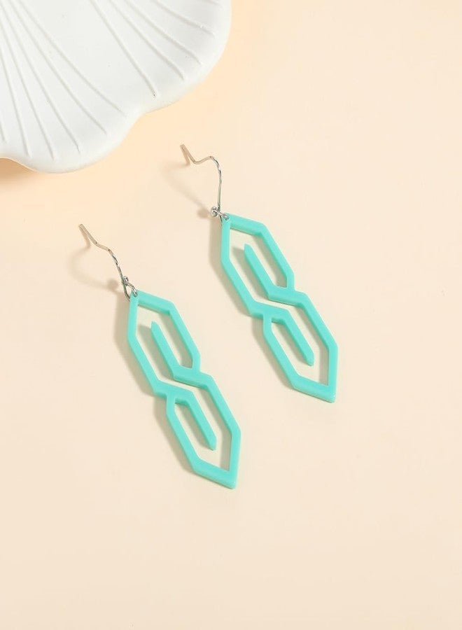 Madison Tyler 80s 90s Earrings for Women | Funny Letter S Earrings for Women | 90s Vintage Dangling Earring - Image 2