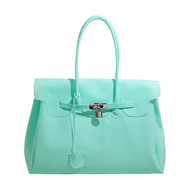 Japanese-Korean Style PVC Tote Crossbody Bag - Image 5