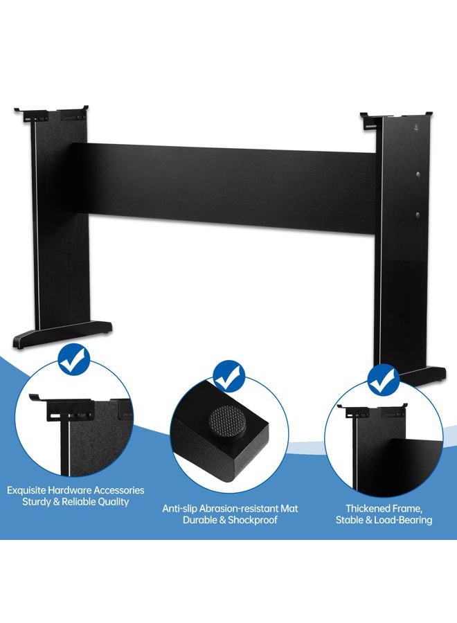 AODSK Digital Piano Universal Wood Stand,Adjustable Width Digital Piano Stand - Sturdy, Non-Slip, Scratch-Proof Design, Fits Multiple Keyboards - Image 5