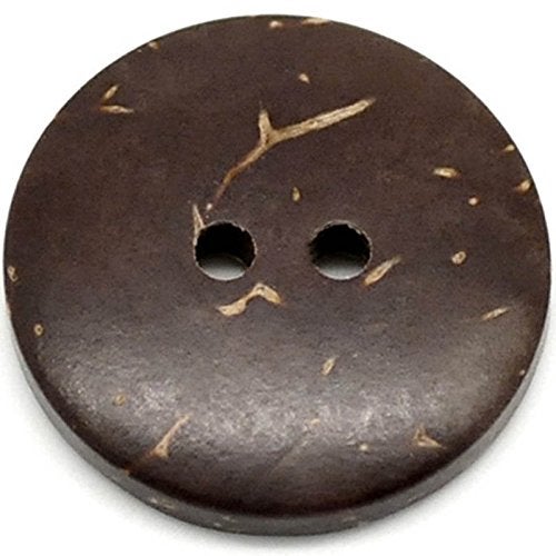 Generic 100pcs Big Large 15mm 2 Hole Natural Coconut Buttons Sewing Buttons CT0108 - Image 4