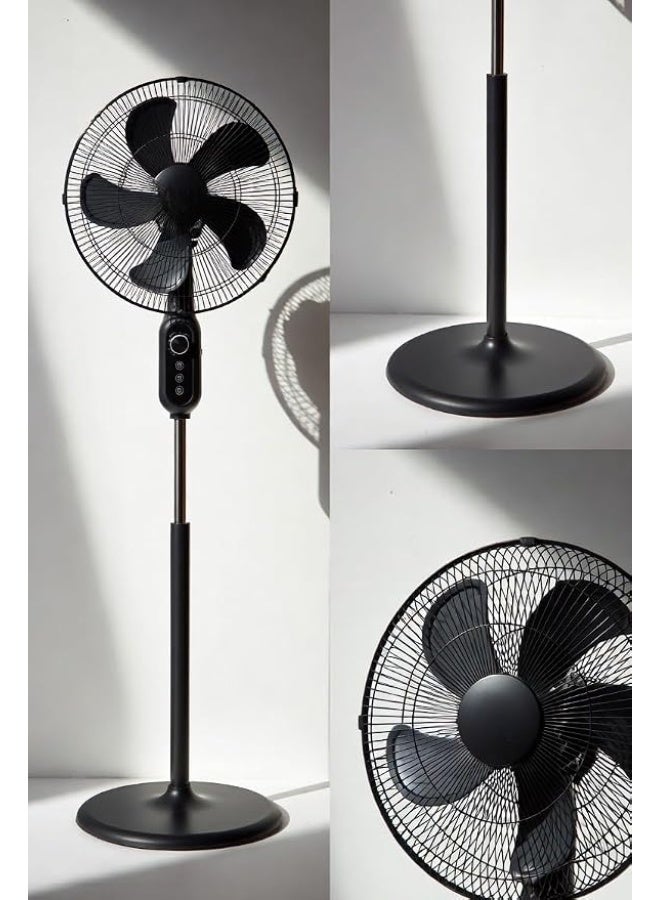 3-in-1 Multi-Purpose Fan – Floor, Desk, and Wall – 3 Speeds with Full Rotation – Practical Design for Home and Office Use - Image 4