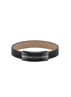 HUGO BOSS HUGO BOSS JEWELRY LUKE MENS LEATHER BRACELET - 1580490M  - Image 3