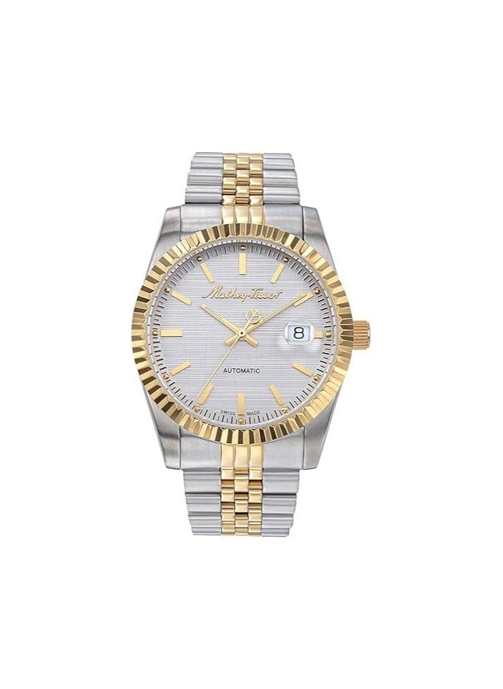 Mathey-Tissot - Mathey-Tissot Mathy III Automatic White Dial Men's Watch H1810ATBI - Image 1