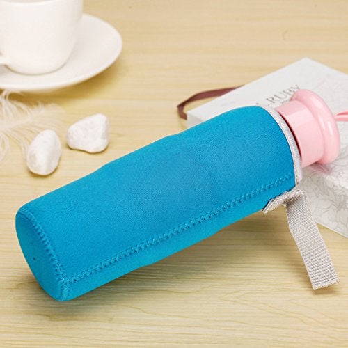 Sunkey 7 Pack Neoprene Water Bottle Sleeve 12oz - 19.4 oz Insulated Collapsible Drink Bottle Covers Carrier, Multi-color - Image 5