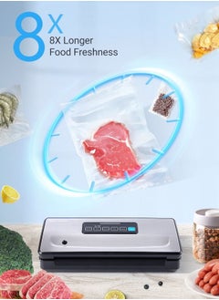 INKBIRD INKBIRD Vacuum Sealer Machine INK-VS02, 85kPa Powerful Pump, Dry/Moist Modes, Built-in Cutter, 30cm Seal Length, Easy Cleanup, Stainless Steel Design, Automatic Sealing for Food Preservation  - Image 3