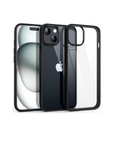 Generic Case Compatible With iPhone 14 Crystal Clear Case [Not Yellowing] Shockproof Protective Case Transparent Protective Slim Cover Phone - Black 