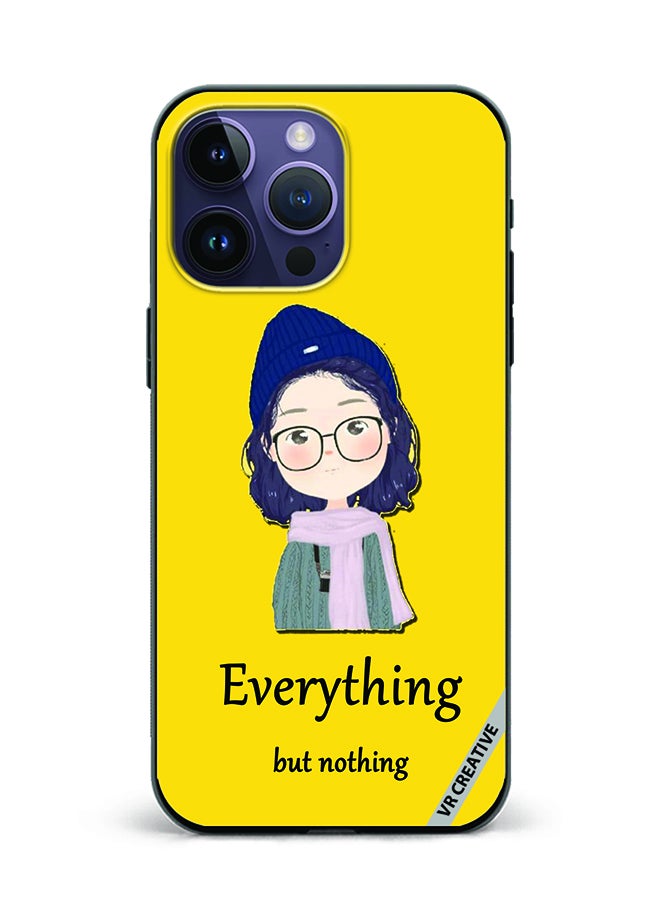 VR CREATIVE Protective Case Cover For Apple iPhone 16 Pro Max Everything But Nothing Design Multicolour