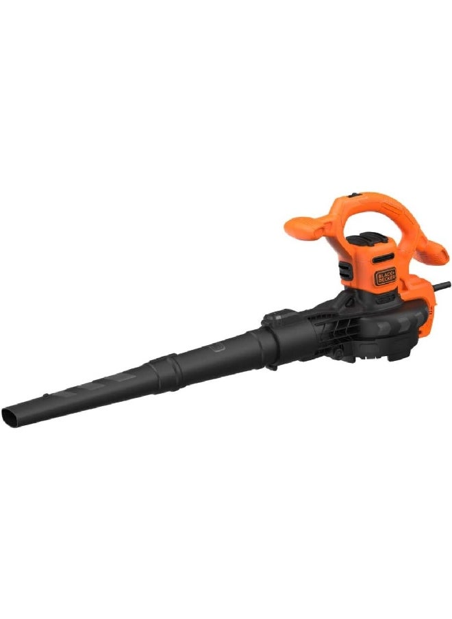 BLACK+DECKER - 2600W 3-In-1 High-Performance Suction Electric Blower Vacuum Black and Orange 39.3 x 41.5 x 74.6 cm BEBLV260-GB - Image 1