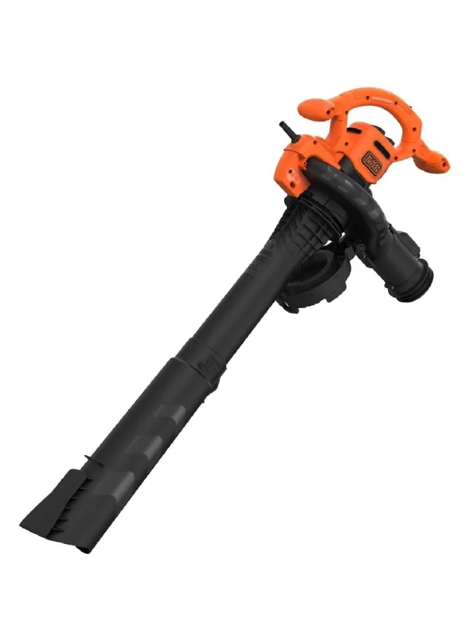 BLACK+DECKER 2600W 3-In-1 High-Performance Suction Electric Blower Vacuum Black and Orange 39.3 x 41.5 x 74.6 cm BEBLV260-GB