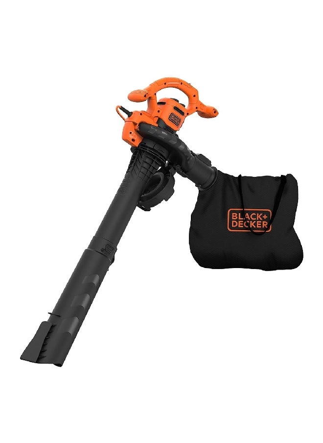 BLACK+DECKER - 2600W 3-In-1 High-Performance Suction Electric Blower Vacuum Black and Orange 39.3 x 41.5 x 74.6 cm BEBLV260-GB - Image 1