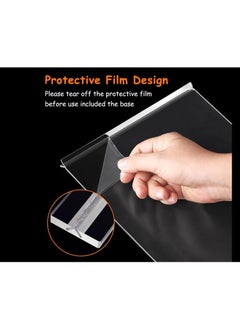 Kalon A4 Acrylic table sign stand display clier card stand T-Shape, A4 Table Stands Double-Sided Menu Holders, A4 Plastic Display Sign Stands for Table Shop Restaurant Hotel Office, A4 (5Pack)  - Image 3