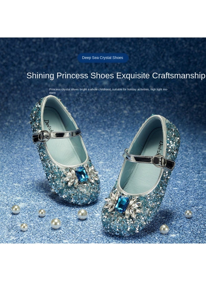 DEESHA New Arrival】2025 New Spring/autumn School Performance Shoes - Princess French Pearl Leather Shoes For Girls - Image 4