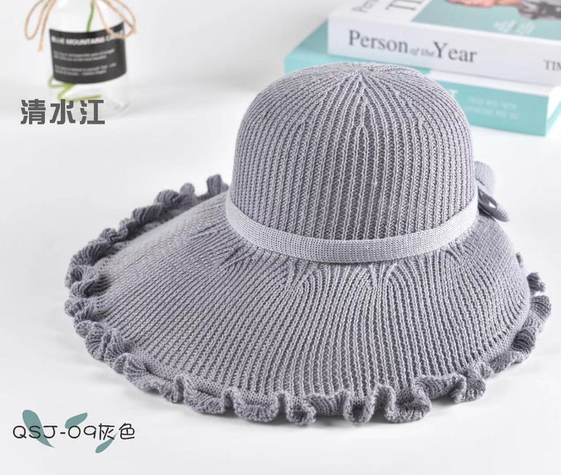 Fedora Hat Women European 9.5CM Chain Rolled Edge  Hat - Image 4